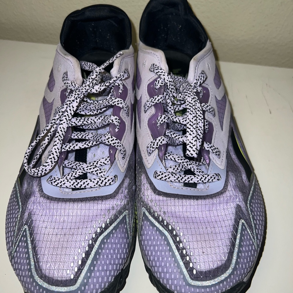 Reebok Lavender and Black Sneakers